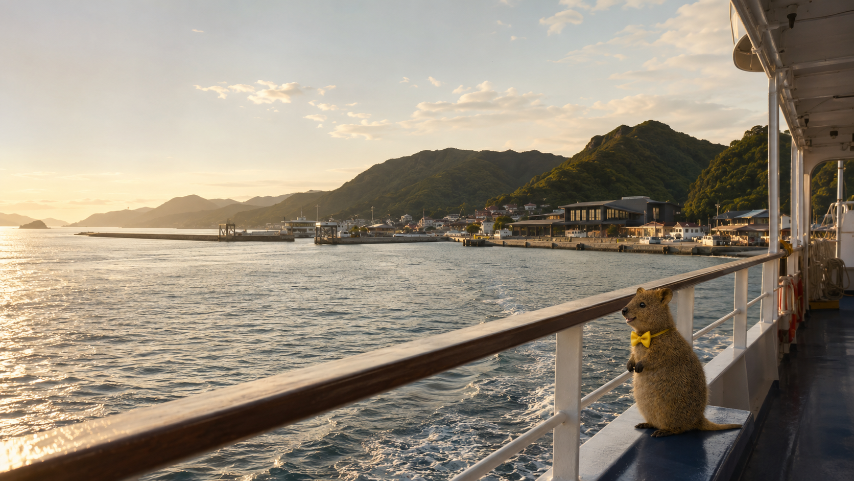 Sea journey toward the Oki Islands and Entô